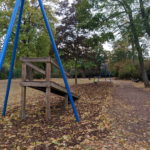 Seilbahn auf dem Spielplatz